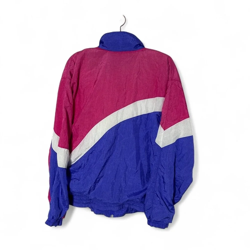 Vintage JC Penny USA Olympics Colorblock Full Zip Track Jacket Mens Size Medium
